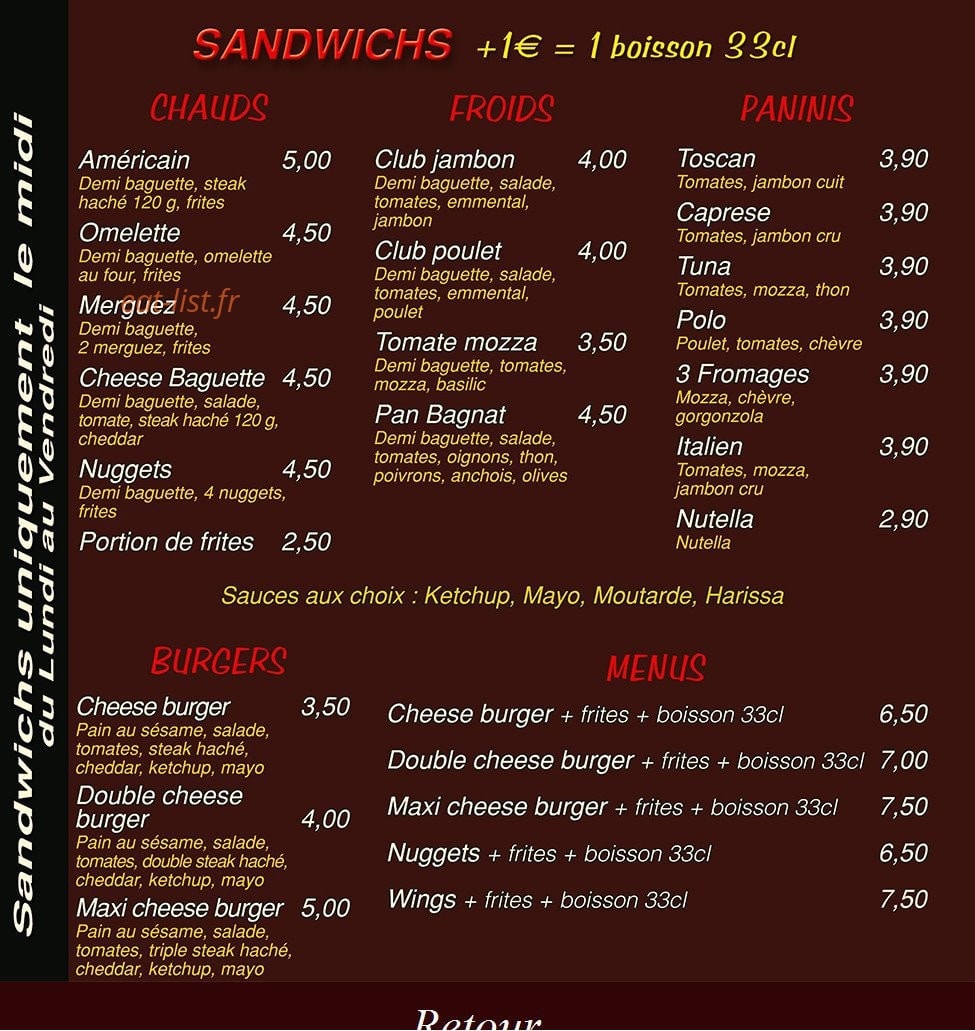 Croqu'Pouce Pizza — carte page 3