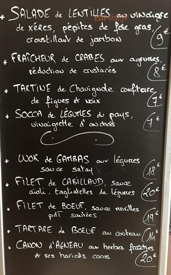 Daddies Bistro — carte page 2