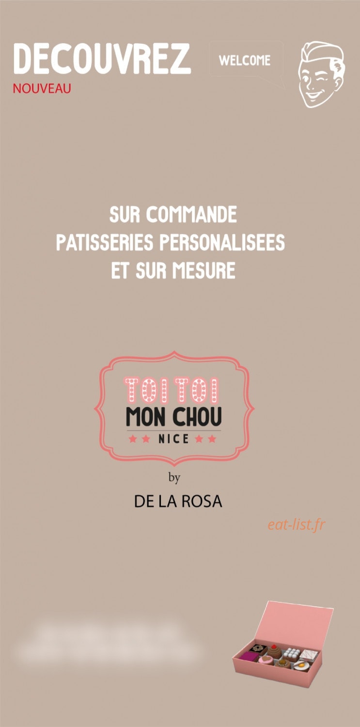 Delarosa cafe — carte page 1
