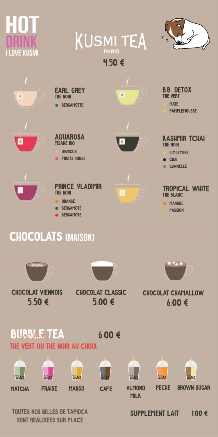 Delarosa cafe — carte page 5