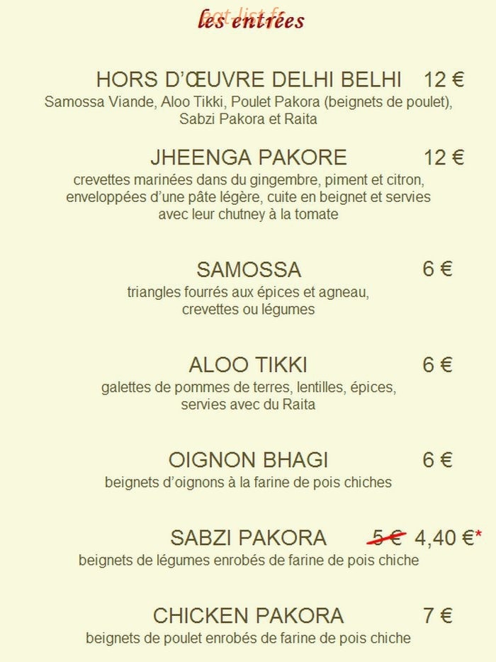 Delhi Belhi — carte page 6
