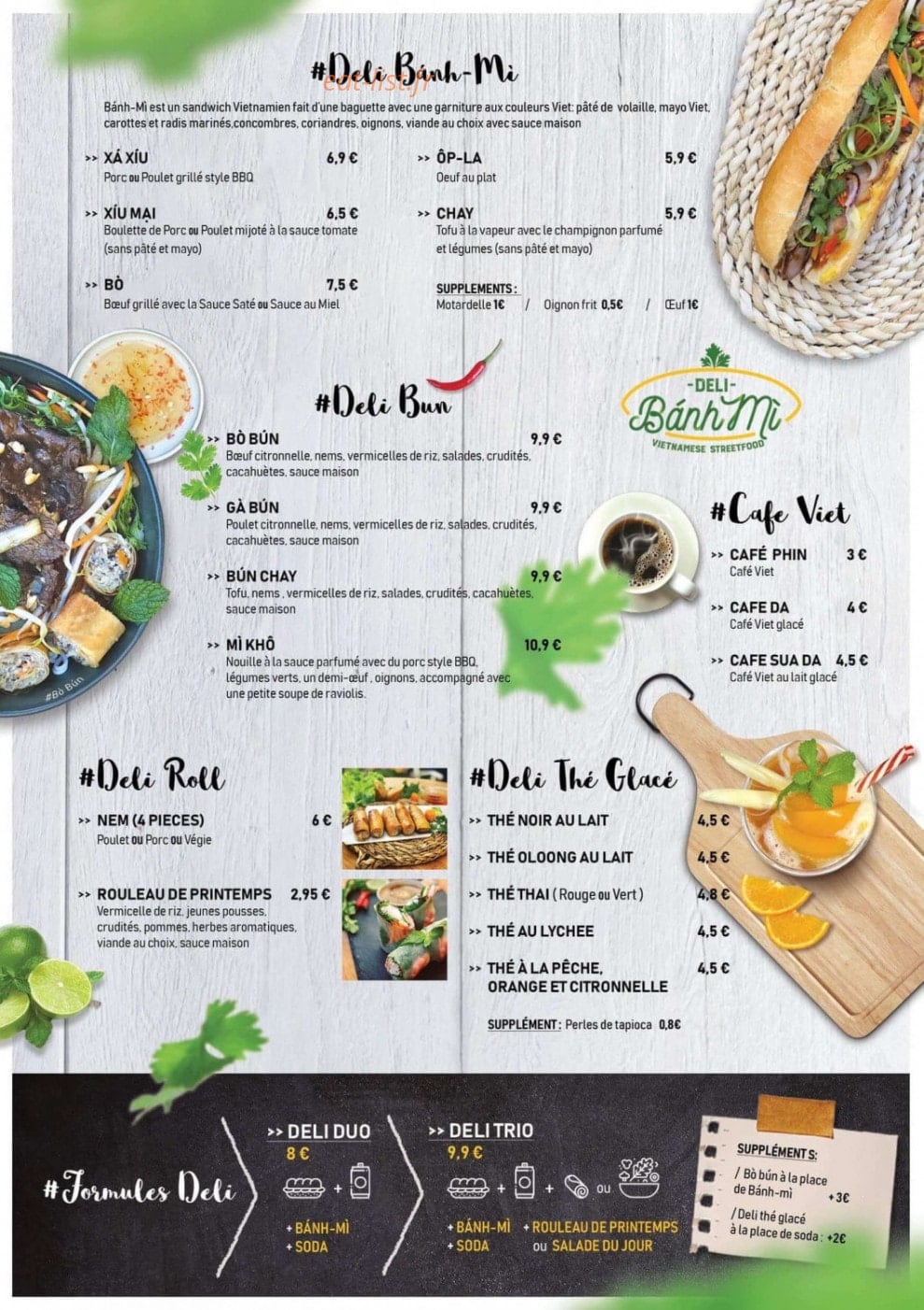 Deli Banh mi — carte page 1