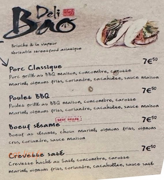 Deli Bao — carte page 5