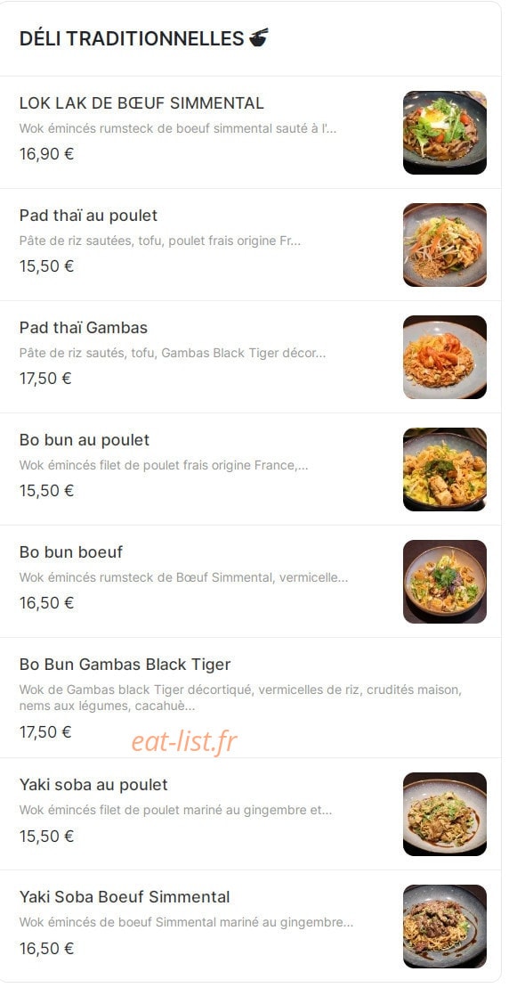 Deli Bowl — carte page 6