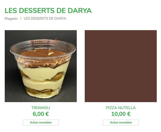 Doma pizza — carte page 3