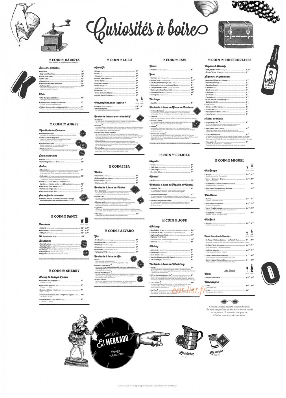 El Merkado — carte page 1