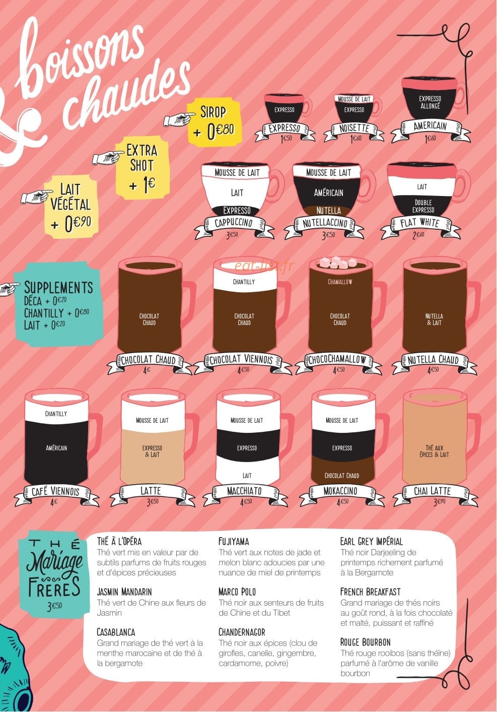 Emilie's — carte page 4