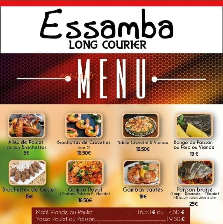 Essamba Long Courrier — carte page 1