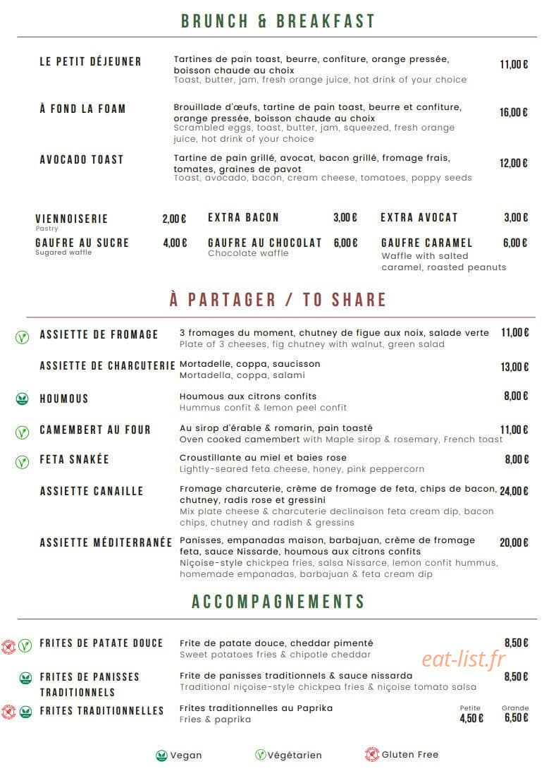 Foam — carte page 2