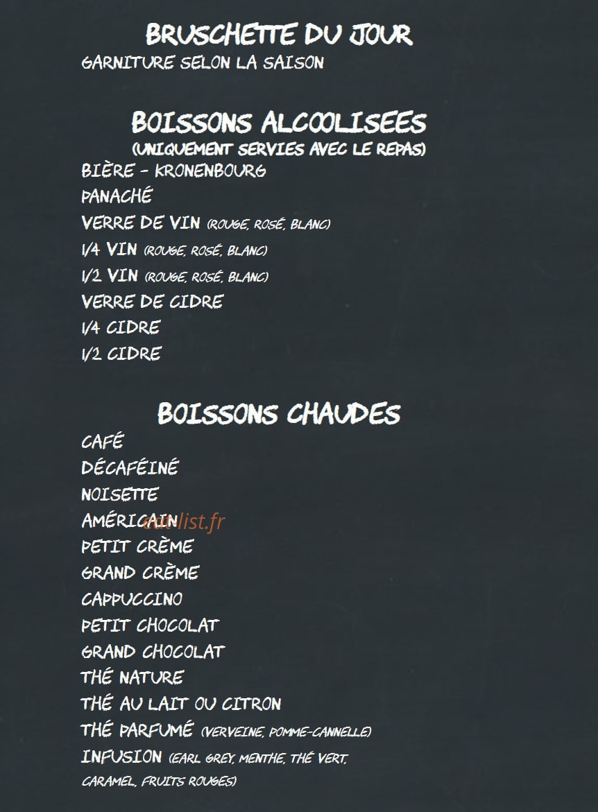 Granny's — carte page 4