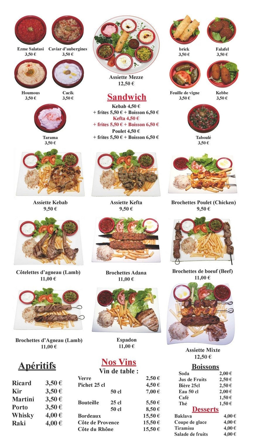 Grillades de l'avenue — carte page 2