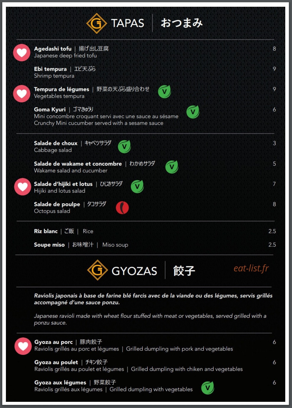 Gynza — carte page 3