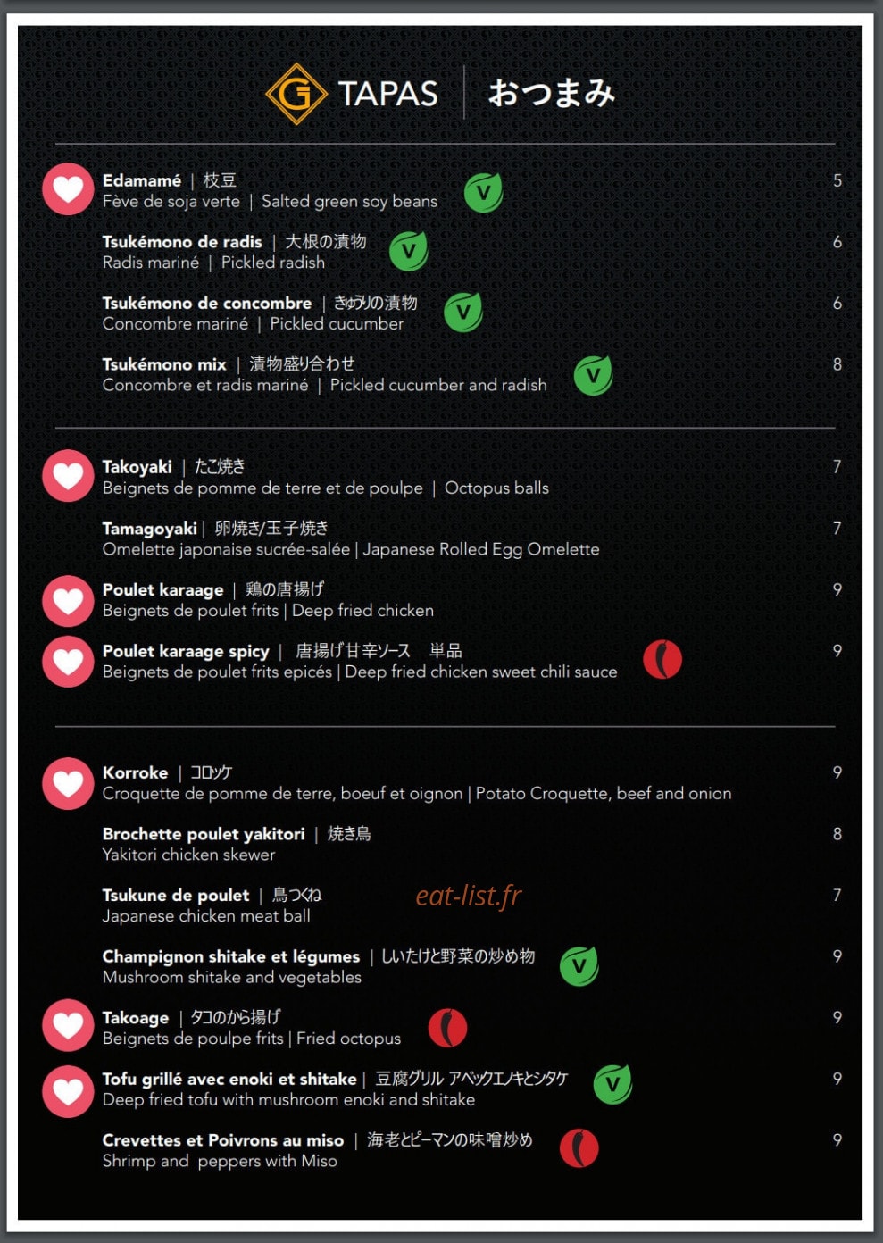 Gynza — carte page 2