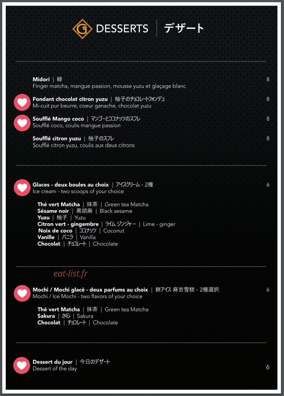 Gynza — carte page 8