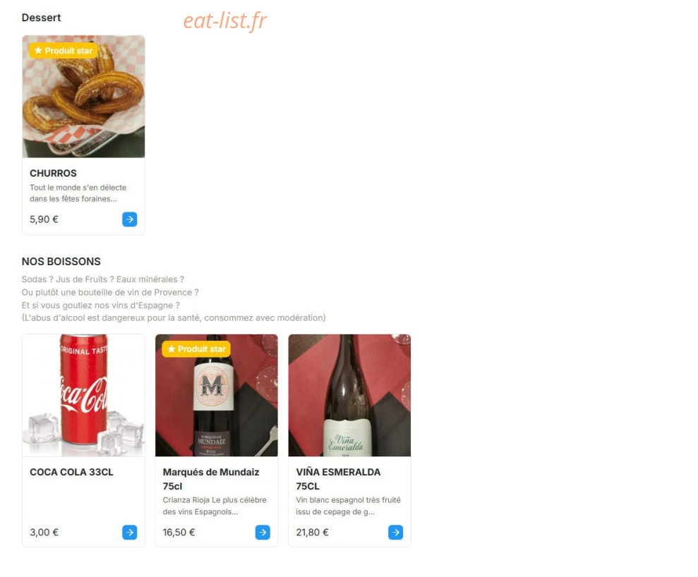 Iberica Comptoir — carte page 3