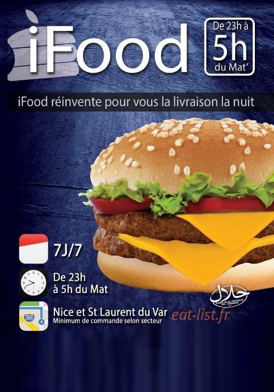 iFood — carte page 1