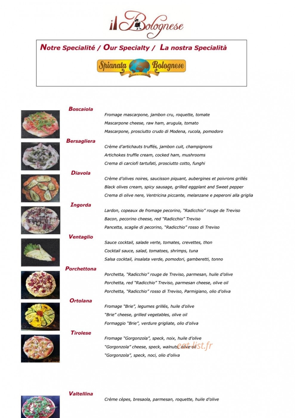 Il bolognese — carte page 8