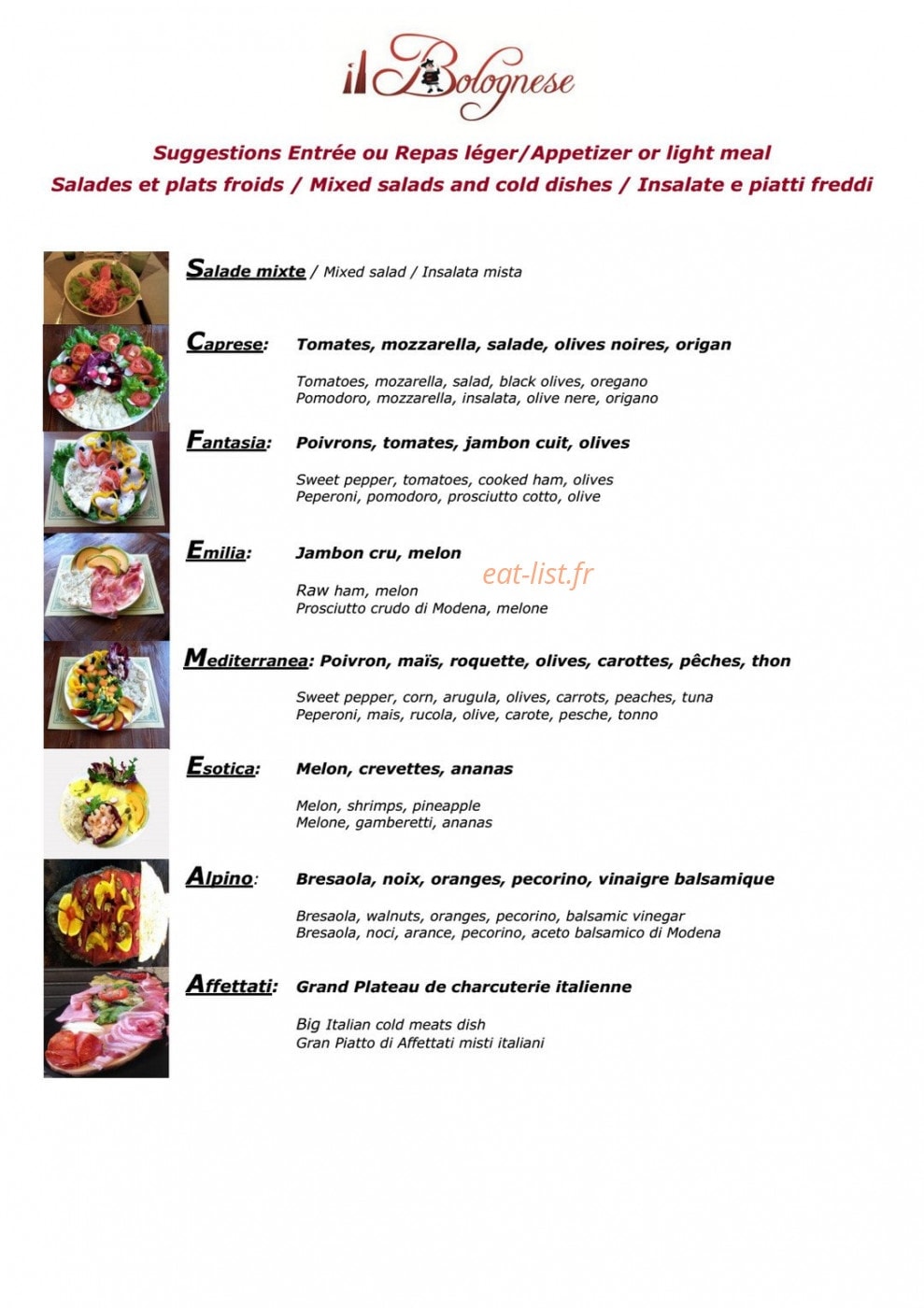 Il bolognese — carte page 4