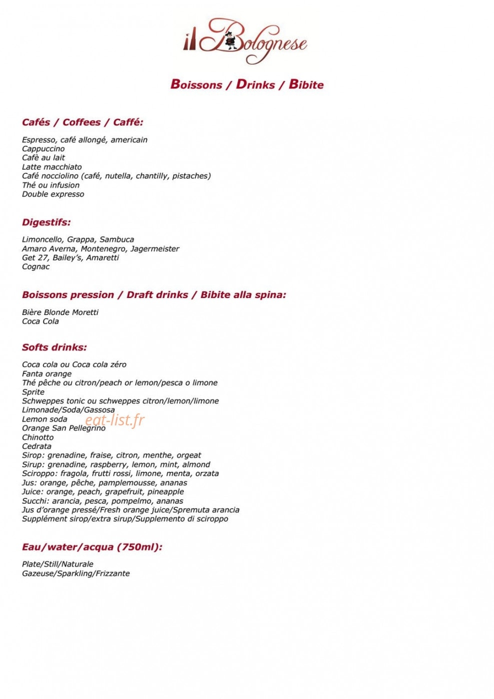 Il bolognese — carte page 12