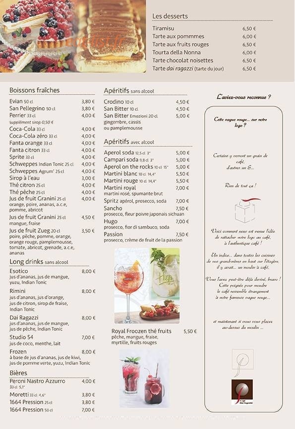 Il caffé dai ragazzi — carte page 3