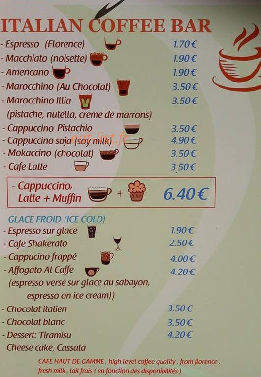 Illia Pasta — carte page 1
