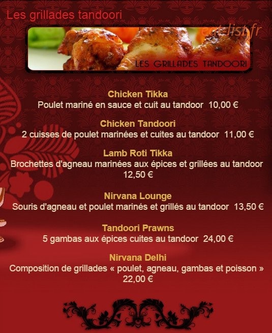 Indian Lounge — carte page 4