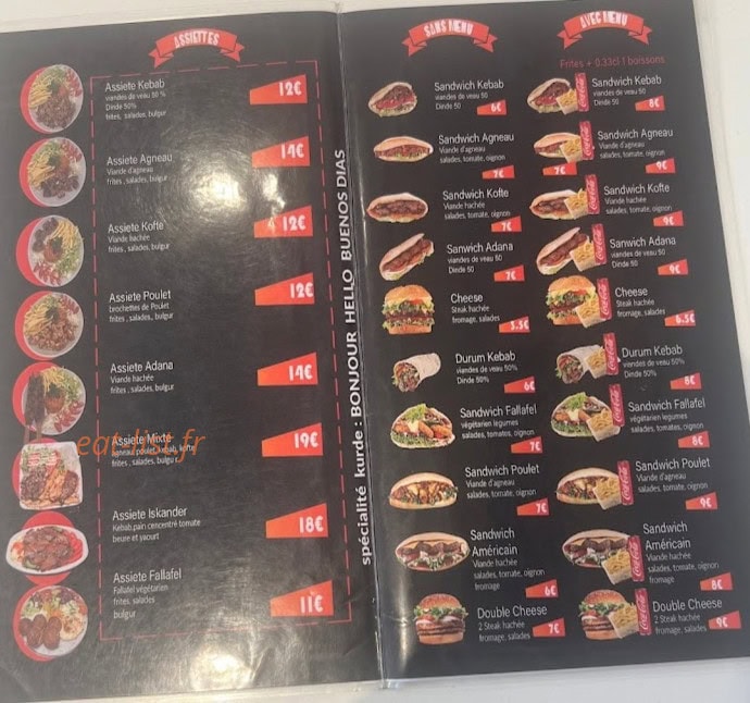 Iskender 06 kebab — carte page 2