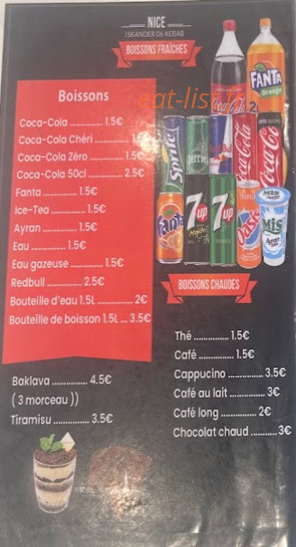 Iskender 06 kebab — carte page 4