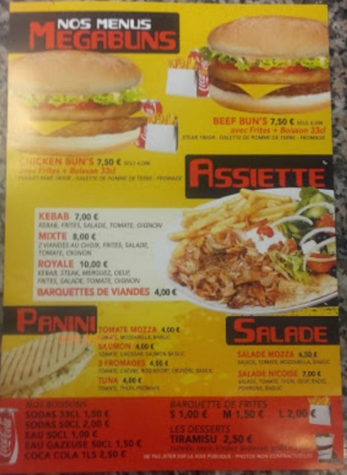 Kiss Kebab — carte page 2