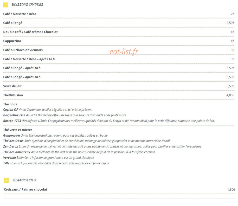 L' Agrume — carte page 6