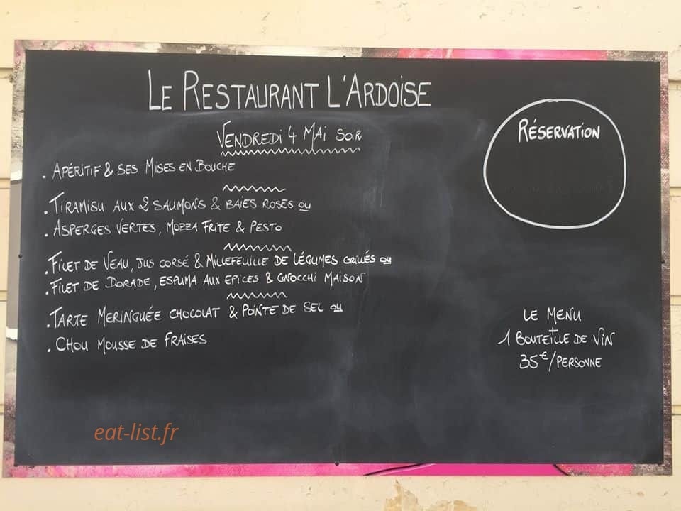 L'ardoise — carte page 1