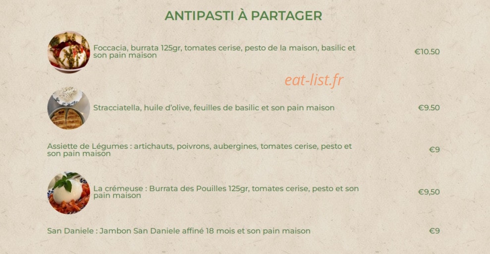 L'Authentique — carte page 1
