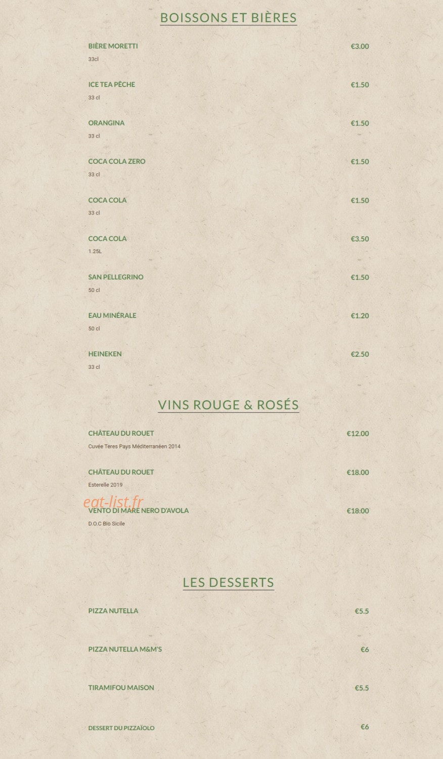 L'Authentique — carte page 5