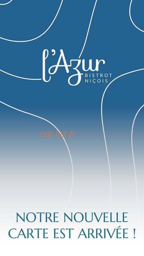 L'Azur — carte page 1