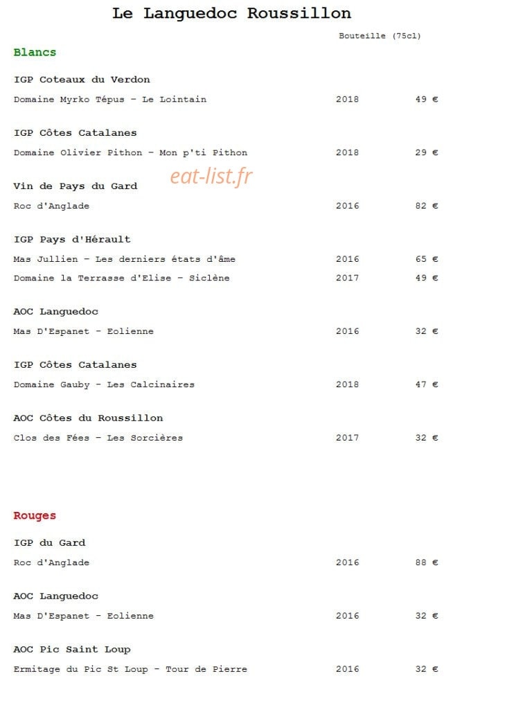 L'eau de vie — carte page 10