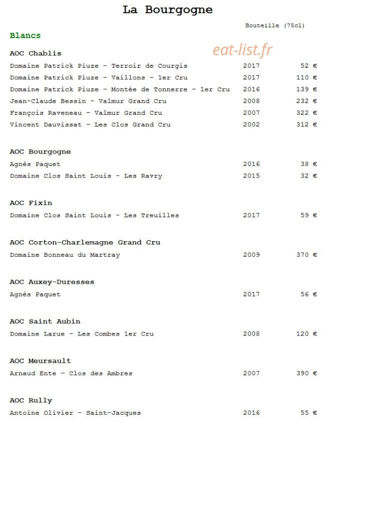 L'eau de vie — carte page 6