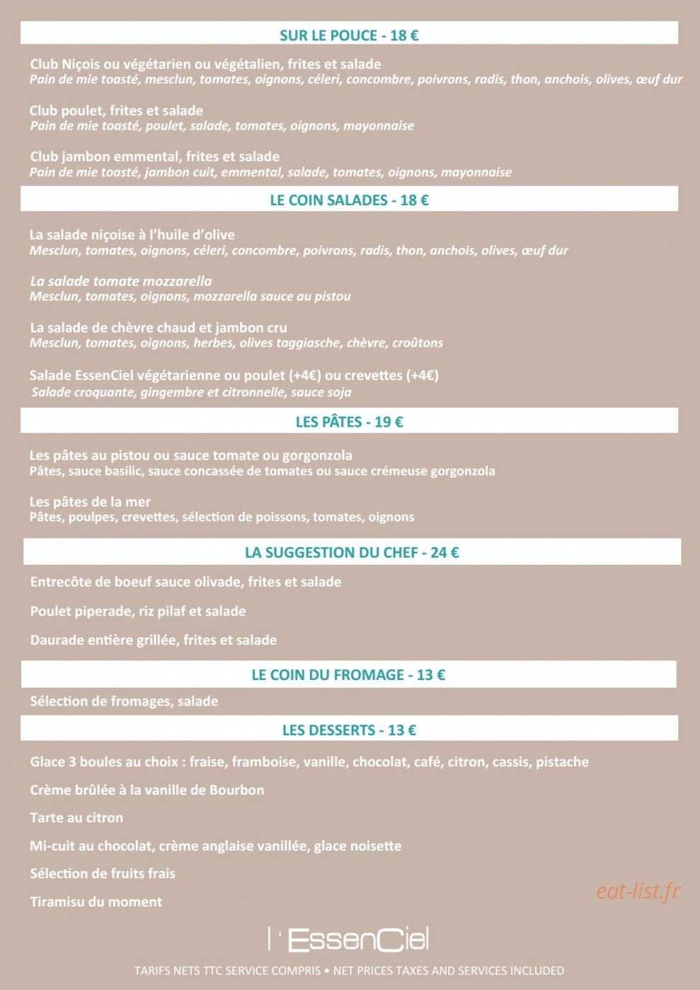 L'EssenCiel — carte page 2