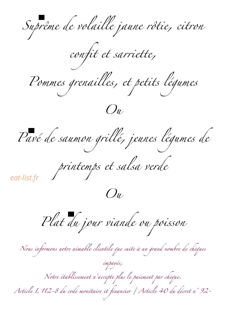 L'Horloge — carte page 17