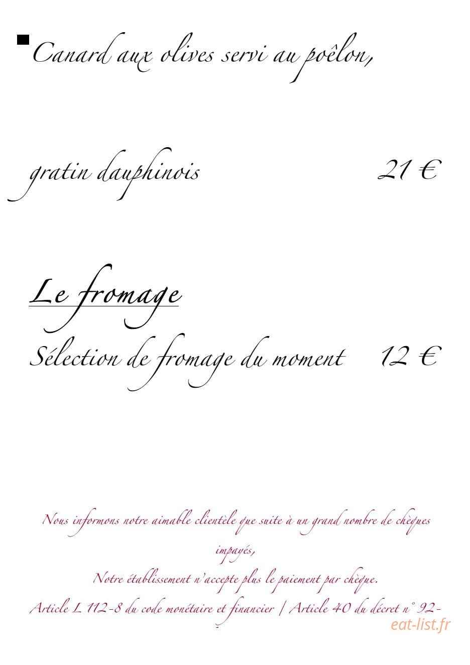 L'Horloge — carte page 11