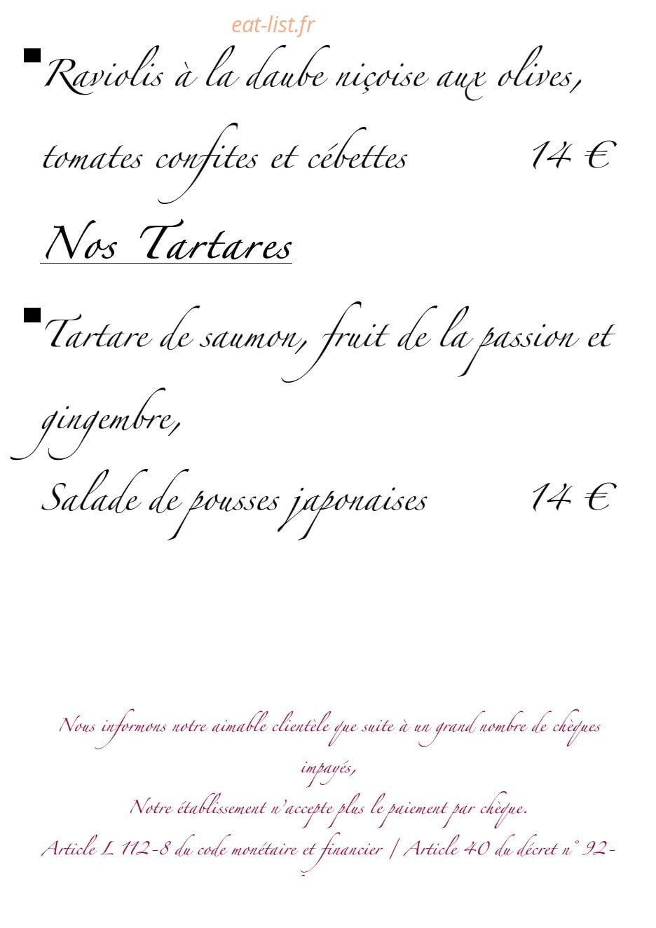 L'Horloge — carte page 5