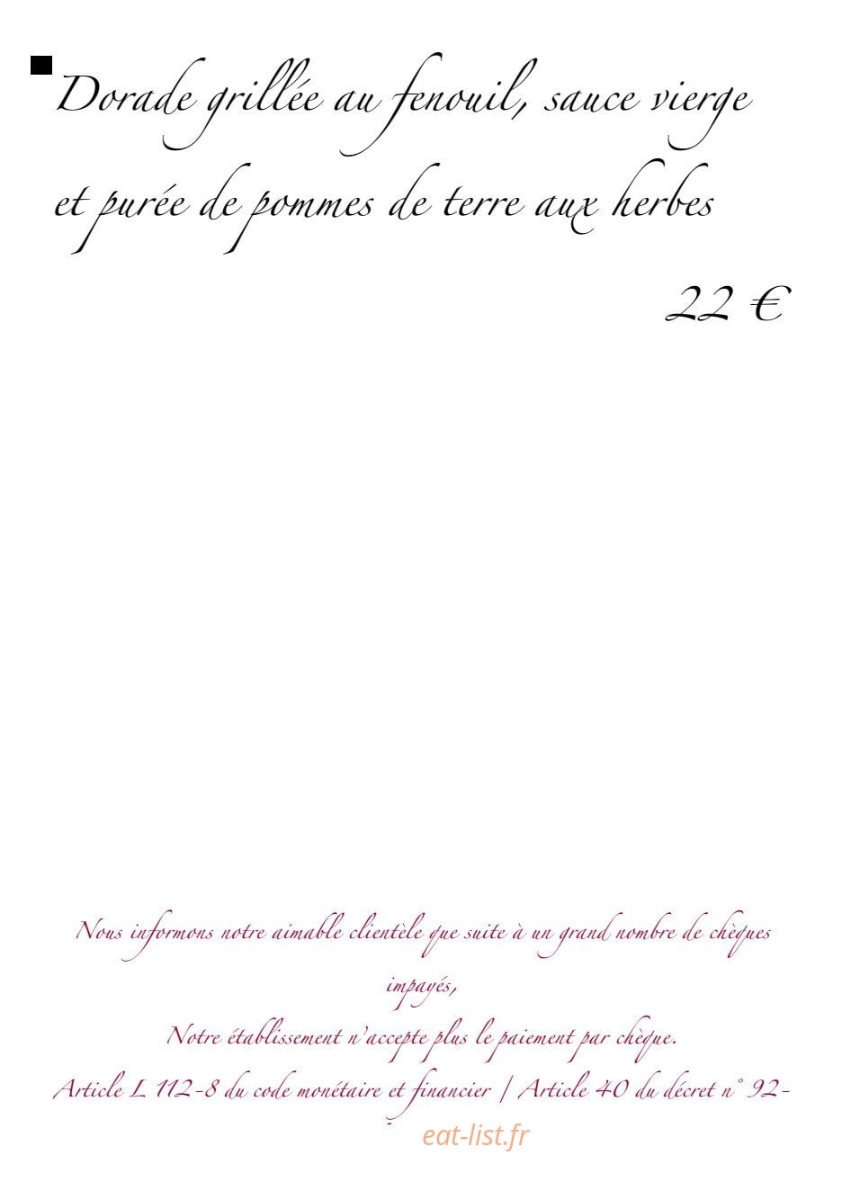 L'Horloge — carte page 8