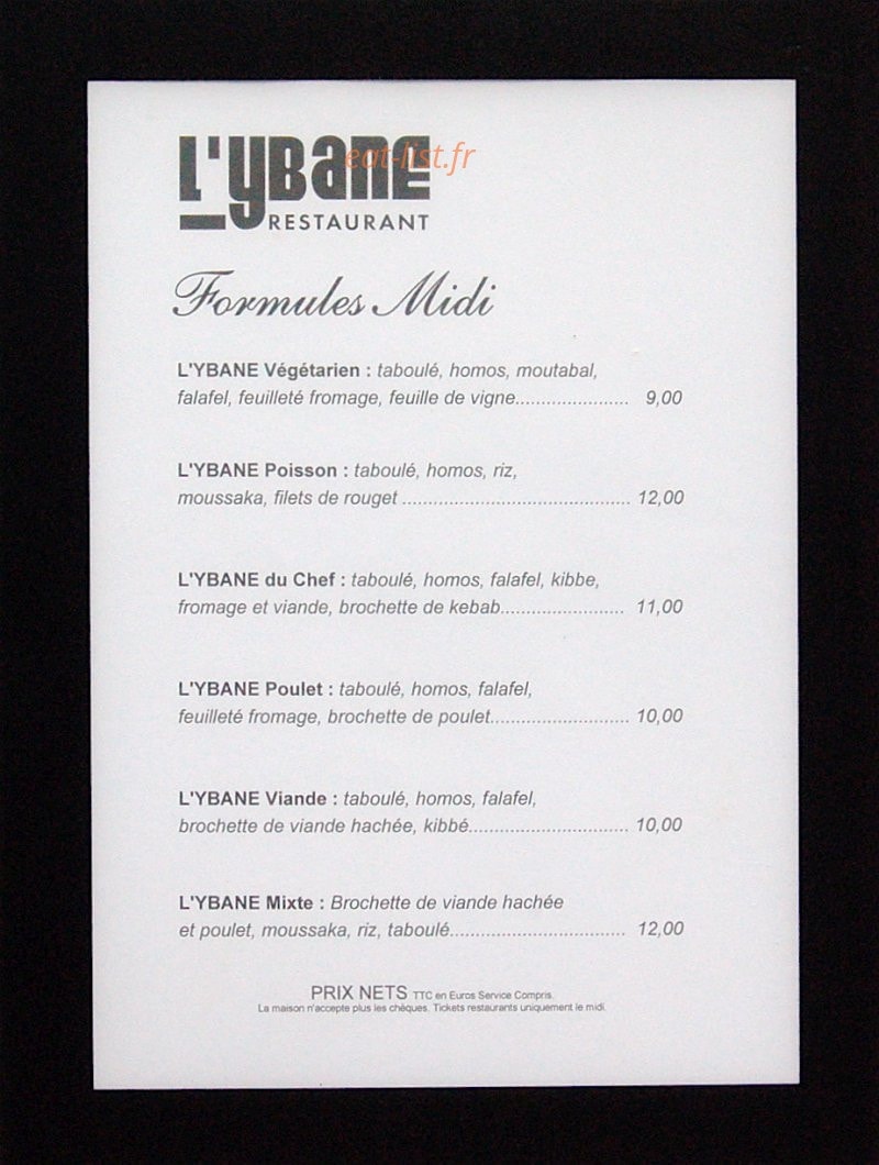 L'ybane — carte page 1