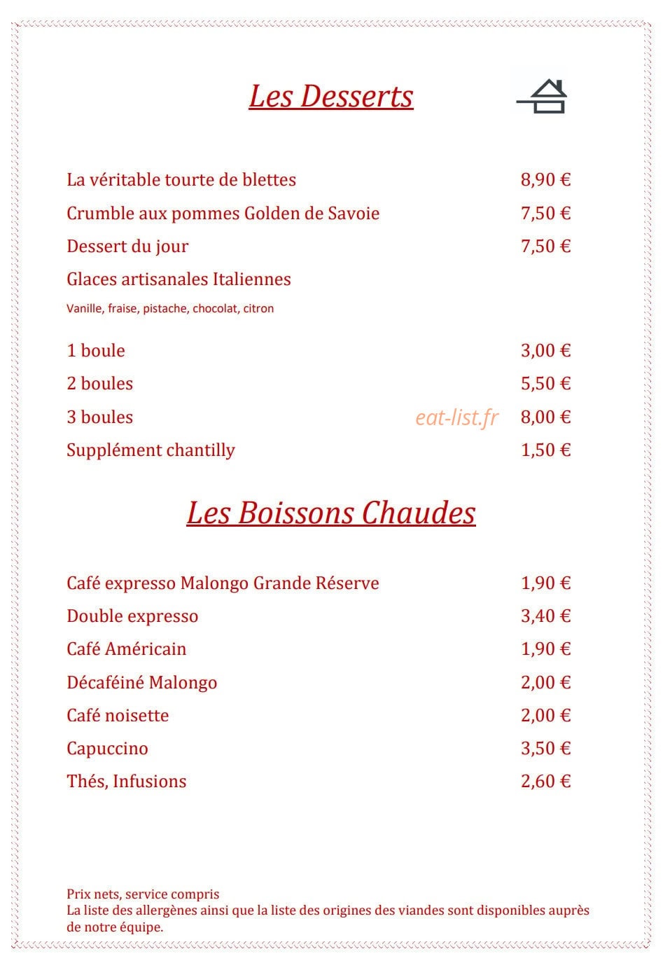 La Beluga — carte page 3