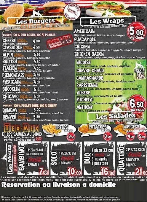 La Cigale — carte page 4