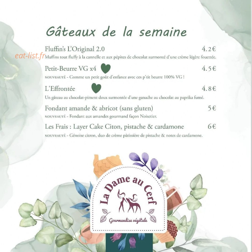 La Dame au Cerf — carte page 5