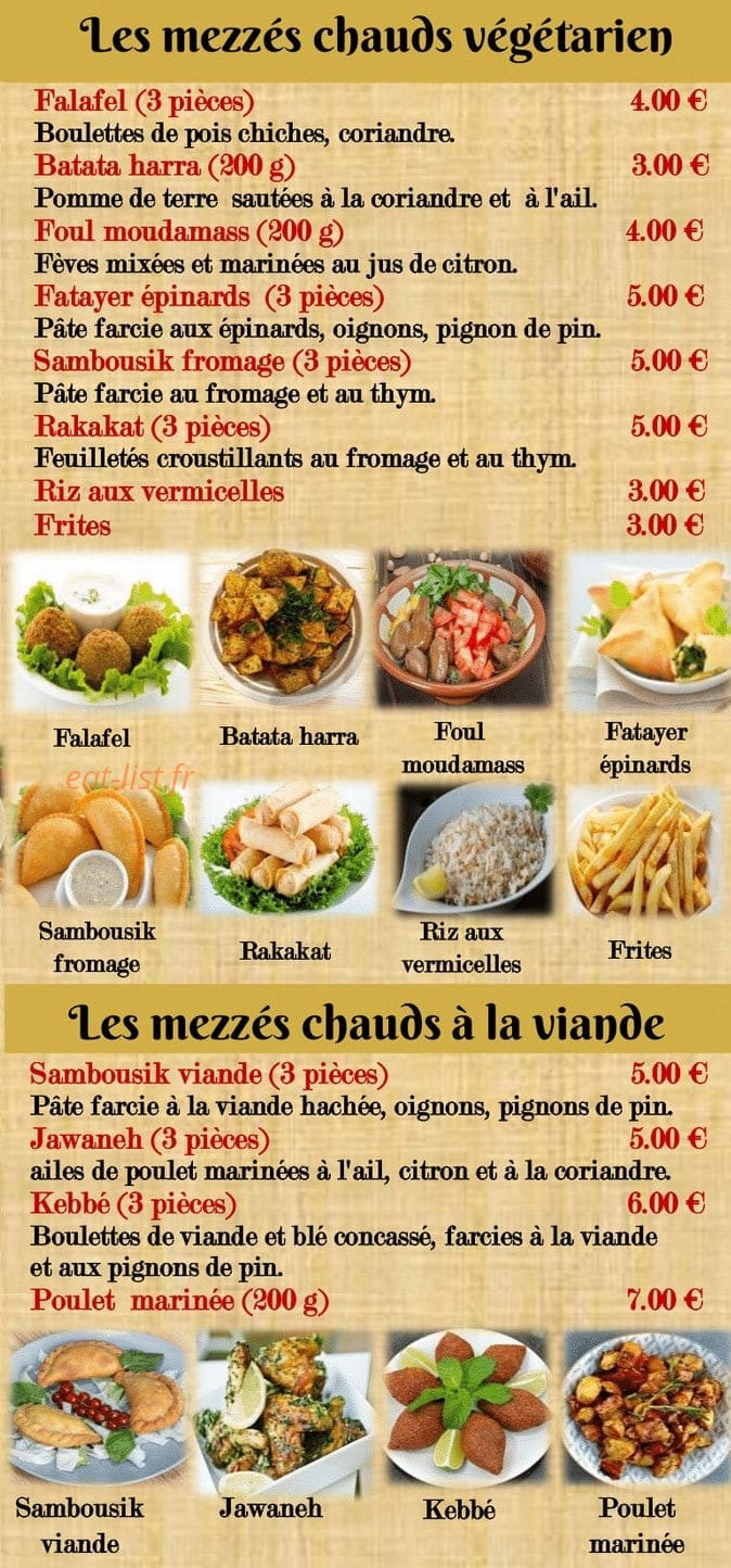 La maison Libanaise — carte page 4