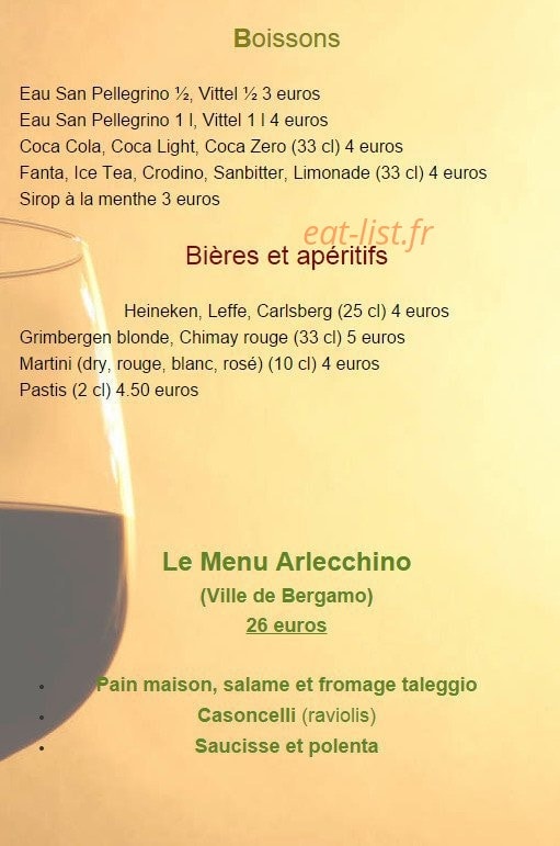 La milanesina — carte page 6