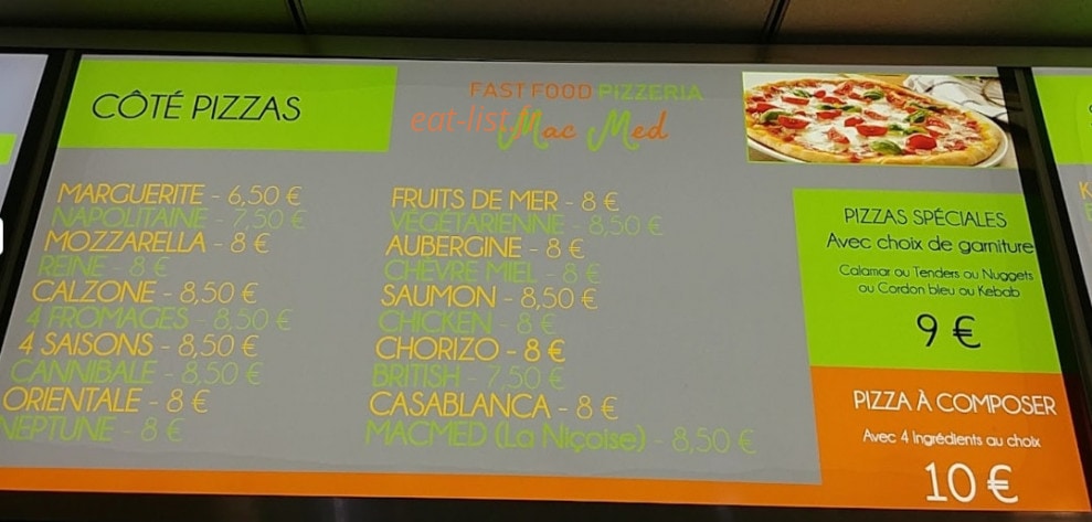 La Nicoise Mac-med — carte page 2