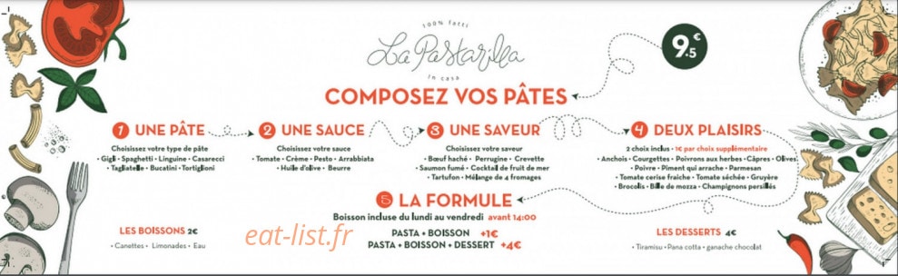 La Pastarilla — carte page 1