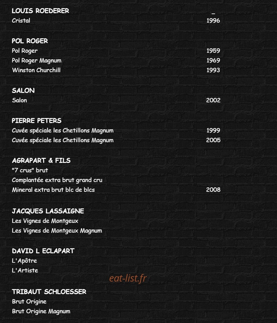 La Petite Loge — carte page 2